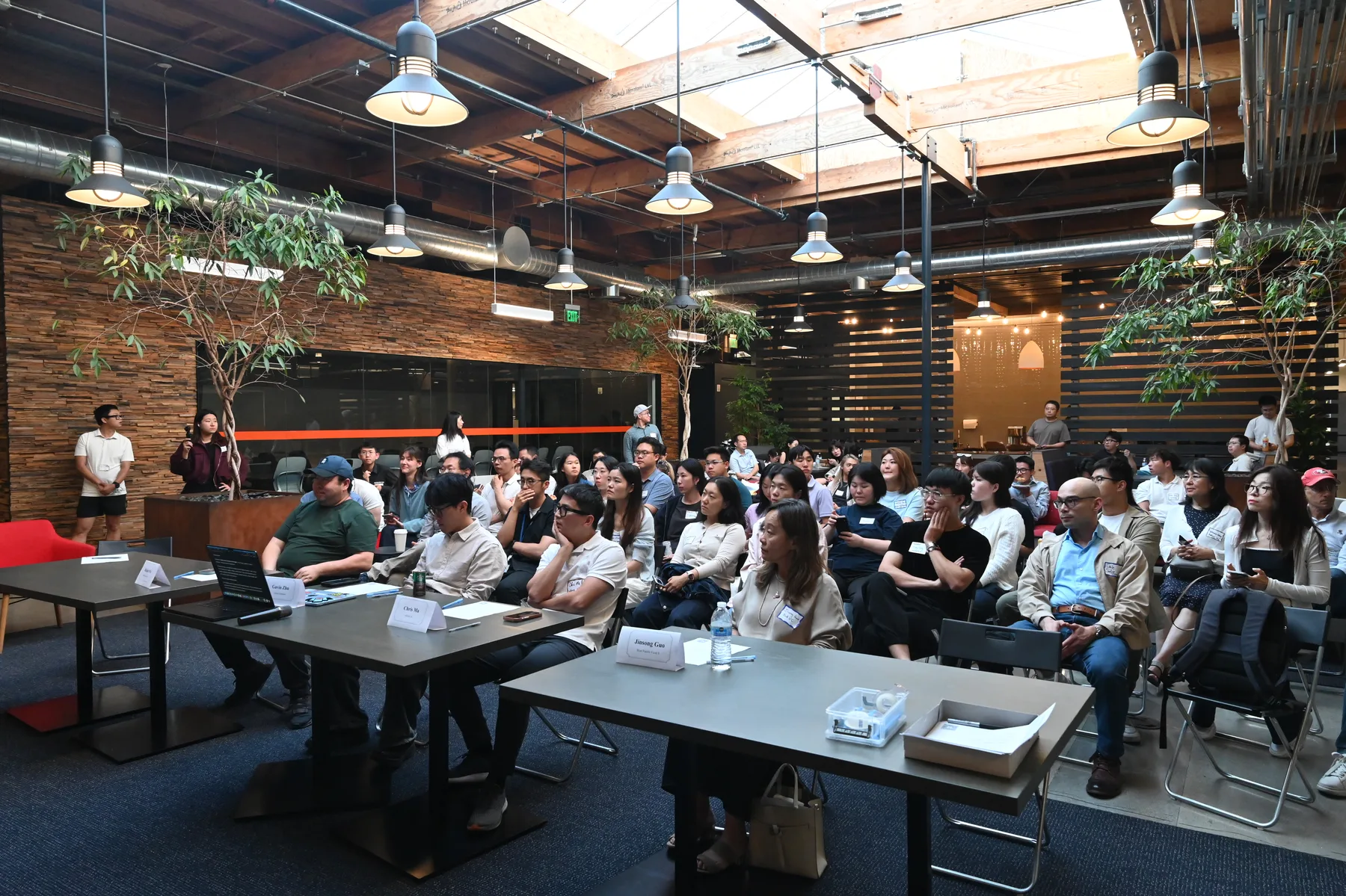 Founders gathered for a HYSTA community program